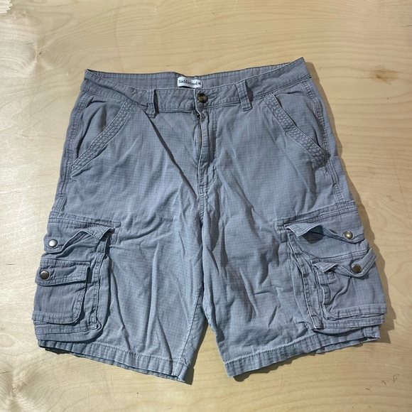 Saddlebred Men's Gray Cargo Shorts 36 (MQ) - Picture 1 of 7